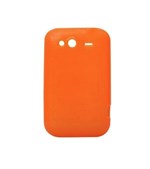 HTC Wildfire S silikonskydd (orange)